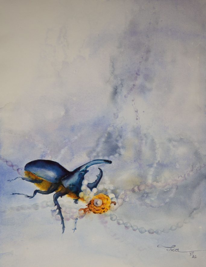 "Der blaue Wanderer"